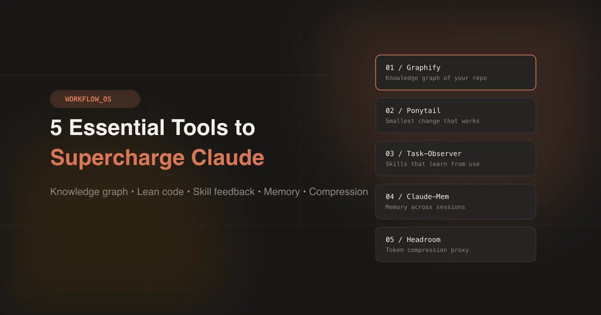 5 Essential Tools to Supercharge Your Claude Workflows
